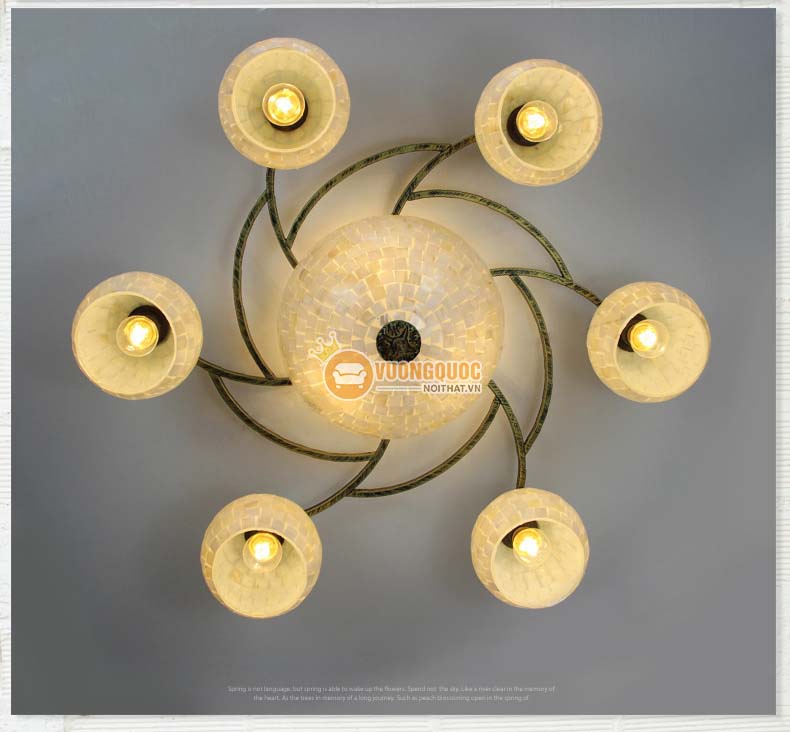 Đèn ốp trần nhập khẩu ánh sáng ấm áp YB428-11